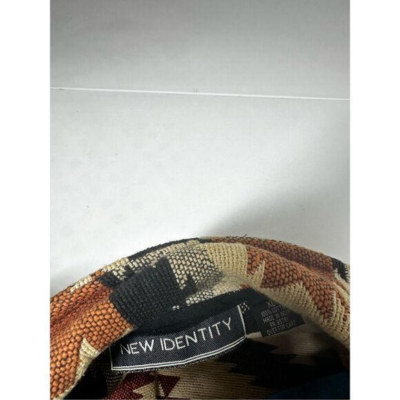 New Identity Womens Jacket Southwestern Tapestry Aztec Sz 2XL Cotton - Picture 9 of 13